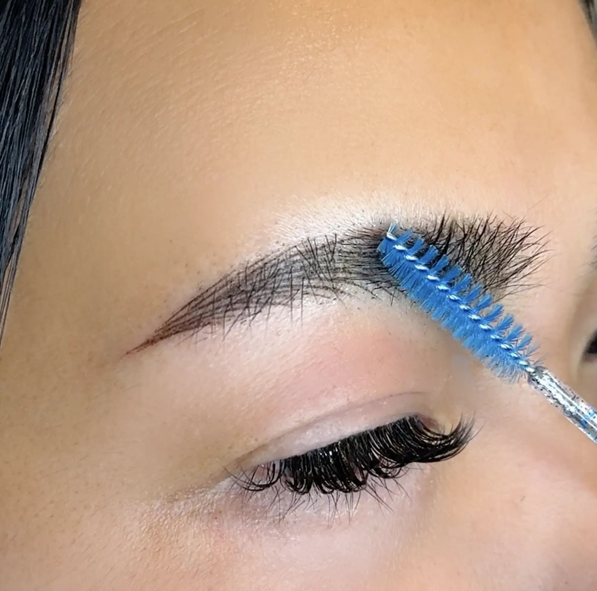Eyebrow mapping and measuring process